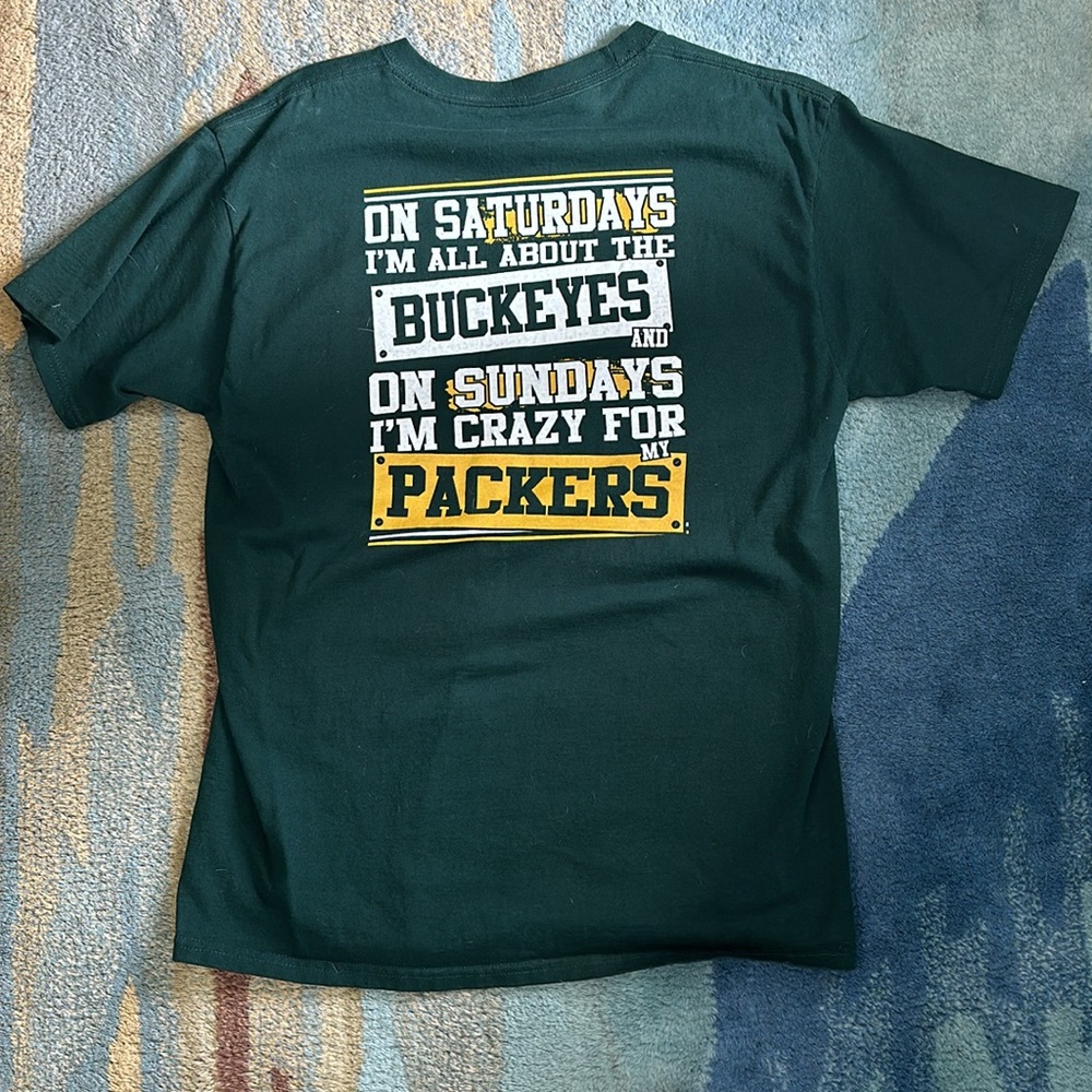 Ohio state/ Green Bay packers t-shirt